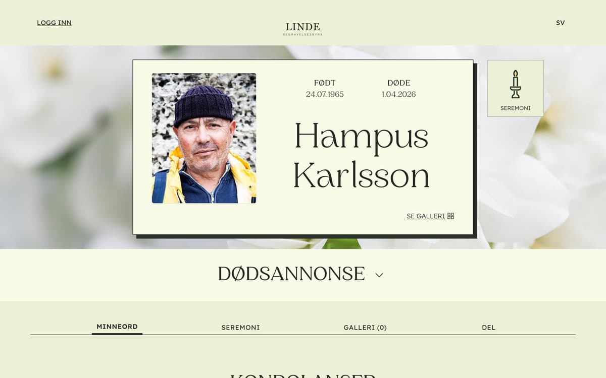 Minneside som varer
